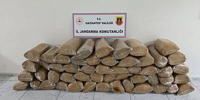Gaziantep'te 1 ton 700 kilo kaçak tütün ele geçirildi: 5 gözaltı