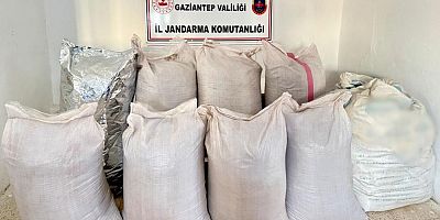 Gaziantep’te 1 ton 750 kilo kaçak tütün ele geçirildi