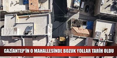 Gaziantep’te 40 yıllık yol sorunu çözüldü