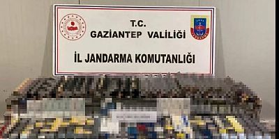 Gaziantep’te 41 bin TL değerinde kaçak sigara ele geçirildi: 1 gözaltı