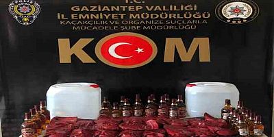 Gaziantep'te 82 kilo kaçak nargile tütünü ele geçirildi
