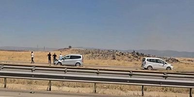 Gaziantep'te anız yangını maddi hasarlı kazaya neden oldu