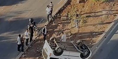 Gaziantep’te Araç Takla Attı: 2 Yaralı