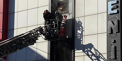 Gaziantep'te ayakkabı atölyesinde yangın