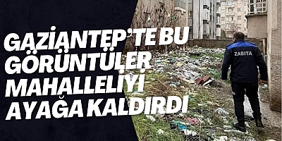Gaziantep’te bu görüntüler mahalleliyi ayağa kaldırdı