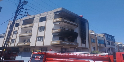 GAZİANTEP'TE KORKUTAN YANGIN, 3 DAİRE YANDI YARALILAR VAR