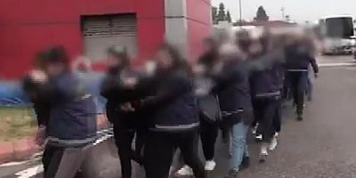 Gaziantep'te fuhuş operasyonunda 14 şahıs tutuklandı, duvardaki yazılar şoke etti