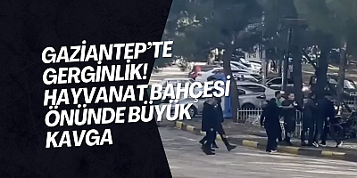 Gaziantep’te gerginlik! Hayvanat Bahçesi önünde büyük kavga