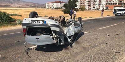 Gaziantep’te iki araç kafa kafaya çarpıştı: 4’ü ağır 7 yaralı