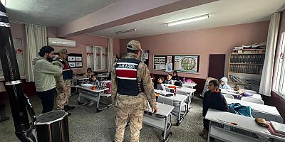 Gaziantep'te jandarmadan okul çevrelerinde huzur-güven uygulaması