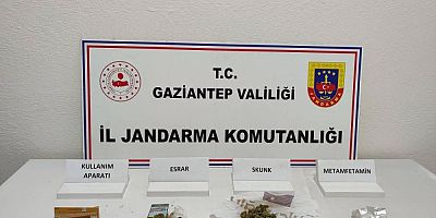 Gaziantep'te jandarmadan şok huzur-güven uygulaması: 14 gözaltı