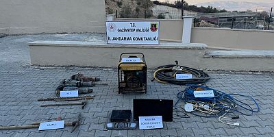 Gaziantep’te Kaçak Krom Madeni Operasyonu: 2 Şüpheli Suçüstü Yakalandı