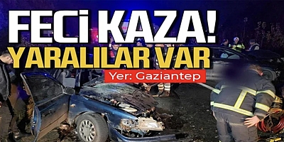 Gaziantep'te kaza: Yaralılar hastaneye kaldırıldı 