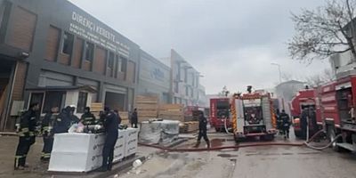Gaziantep’te kereste imalathanesinde yangın