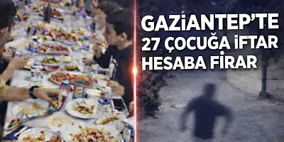 Gaziantep’te masayı kurdu, Hesabı unuttu