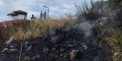 Gaziantep'te orman yangınında 4 hektar alan zarar gördü