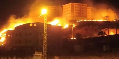 Gaziantep'te otluk alanda yangın