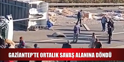 Gaziantep’te Otoyol Kilitlendi!