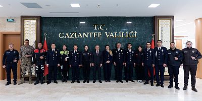 Gaziantep’te Polis Haftası Kutlaması: Vali Çeber Emniyet Teşkilatını Ağırladı