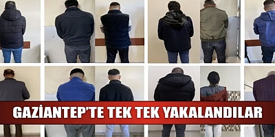 Gaziantep’te polis harekete geçti! 28 şüpheli yakalandı