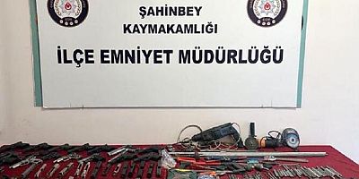 Gaziantep'te silah imalathanesine operasyon