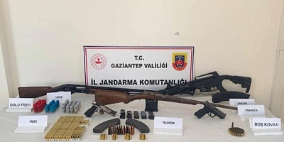 Gaziantep'te silah kaçakçılığı operasyonu: 5 gözaltı