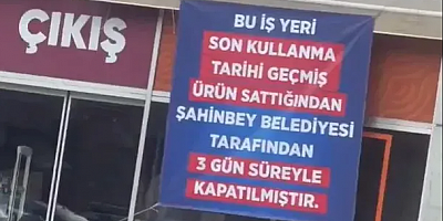 Gaziantep'te skandal! Markete mühür vuruldu