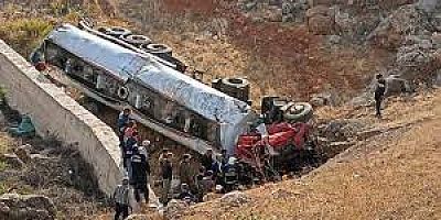 Gaziantep'te tanker şarampole devrildi: 1 yaralı