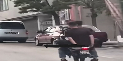 Gaziantep’te Tehlikeli Motor Sürüşü Vatandaşları Korkuttu