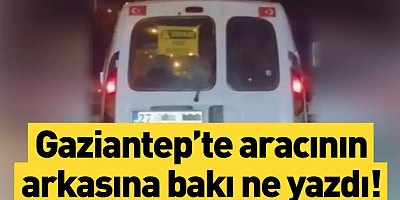 Gaziantep’te trafikte gören şaşırdı!