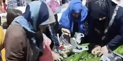 Gaziantep'te vay halimize dedirten görüntü