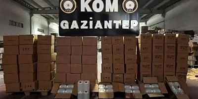 Gaziantep'te yılbaşı öncesi 4 bin 520 litre etil alkol ele geçirildi