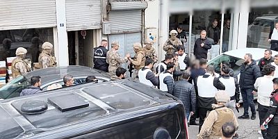 Gaziantep'teki rehine olayı adım adım dron kamerasında