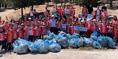 Gaziantep TEMA Gönüllüleri Erikçe Ormanında Çevre Temizliği Yaptı