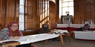 GELENEKSEL EL SANATI ANTEP İŞİ ŞAHİNBEY'DE HAYAT BULUYOR