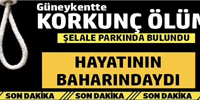 Güneykentte korkunç ölüm! Şelale parkında bulundu!