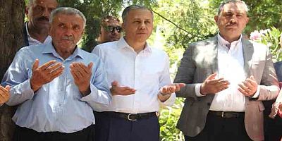 İçişleri Bakanı Ali Yerlikaya İslahiye'de depremzedelerle buluştu