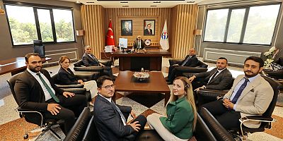 İNŞAAT MÜHENDİSLERİ ODASI REKTÖR DOĞAN’I ZİYARET ETTİ