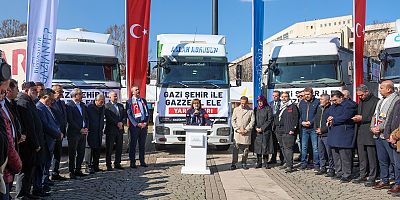 İNSANİ YARDIM FİLOSU GAZZE İÇİN YOLA ÇIKTI