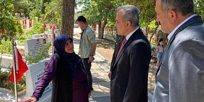 İslahiye’de şehitlik ziyareti