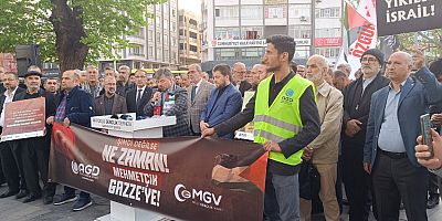 İsrail'in Gazze'deki saldırıları Gaziantep’te protesto edildi