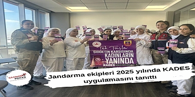 Jandarma ekipleri 2025 yılında KADES uygulamasını tanıttı