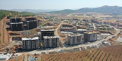 Kalıcı konut projesinde kaba inşaatın yüzde 70'i tamamlandı