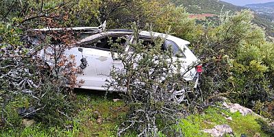 Kontrolden çıkan otomobil uçuruma yuvarlandı: 1 ölü