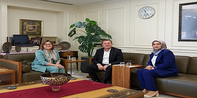 Nizip Belediye Başkanı Ali Doğan'dan Başkan Fatma Şahin'e Ziyaret