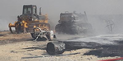 Nizip'teki yangın ekiplerin müdahalesiyle söndürüldü