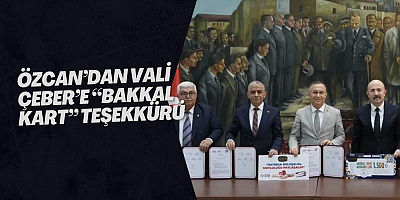Özcan’dan Vali Çeber’e “Bakkal Kart” Teşekkürü