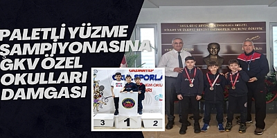 Paletli Yüzme Şampiyonasına GKV Özel Okulları damgası