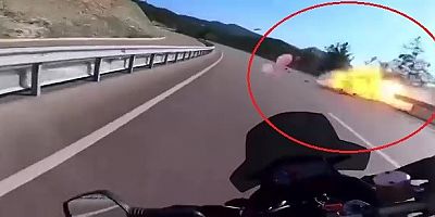 Polis memurunun hayatını kaybettiği kaza saniye saniye kask kamerasında