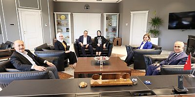 PROF. DR. VEDAT BİLGİN’DEN GAÜN REKTÖRÜ DOĞAN’A ZİYARET